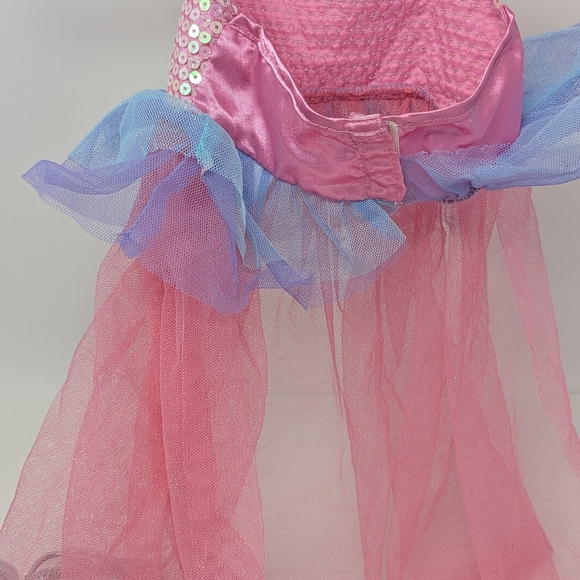 Build A Bear Dress Princess Fairytale Clear Silver High Heel Shoes - Picture 5 of 6